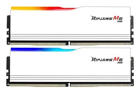 G.Skill Ripjaws M5 RGB bílá 32GB (2x 16GB) 6400 MHz / DDR5 / PC5-51200 / CL32 / DIMM / 1.4V / XMP 3.0