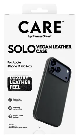 PanzerGlass CARE Solo Apple iPhone 17 Pro černá / Kryt / MagSafe