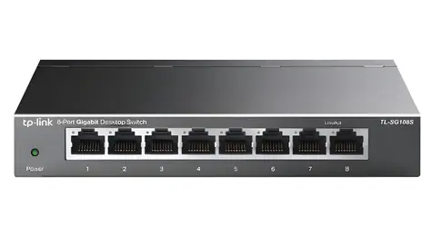 TP-Link TL-SG108S / Switch / 8x Gigabit / 16 Gbps / kovový
