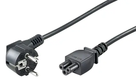 MicroConnect Power Cord CEE 7/7 - C5 černá / Napájecí kabel / 1,2 m / 250 V / 2,5 A