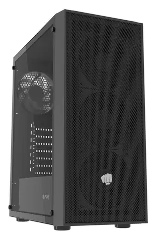 Fury Shobo SH8F černá / PC skříň / Midi Tower / ATX / micro-ATX / Mini-ITX / 2x USB 3.0 / průhledná bočnice