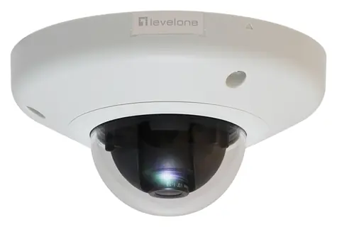 LevelOne HUBBLE Dome / IP kamera / 3 MP / H.264 / PoE / IK08