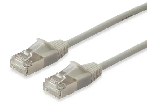 Equip Cat6a SlimFlex béžová / Patch kabel / F/FTP / 10 m / LSZH