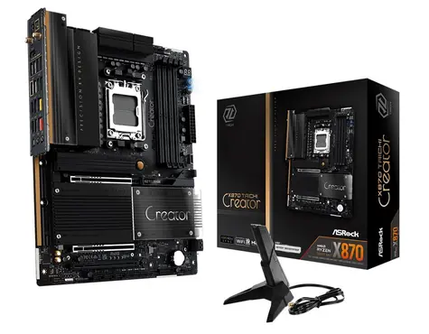 ASRock X870 Taichi Creator / Základní deska / AMD X870 / DDR5 / USB4 / 10G LAN / sc.AM5 / ATX