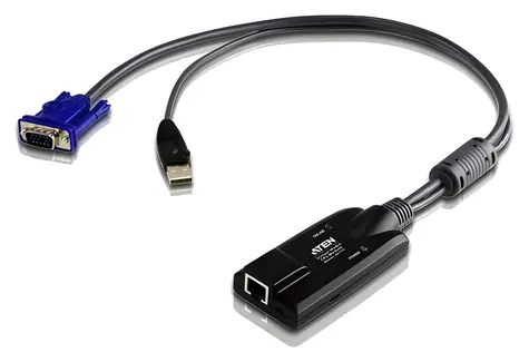 Aten USB 2.0 Virtual Media / KVM adaptér / VGA / USB / RJ-45