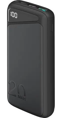 Goobay 20000mAh černá / Powerbanka / USB-C PD / QC3.0 / LED displej / 5A