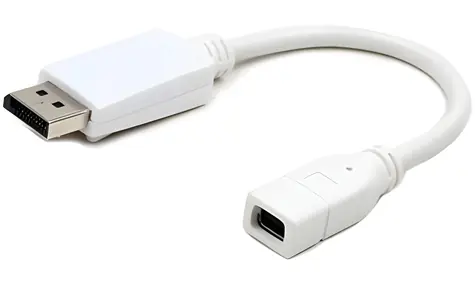 Gembird redukce mini DisplayPort samice - DisplayPort samec bílá / Redukce / DisplayPort 1.1a
