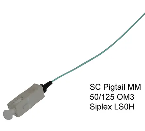 OEM Optický pigtail SC / PC / 50/125 OM3 / 2m