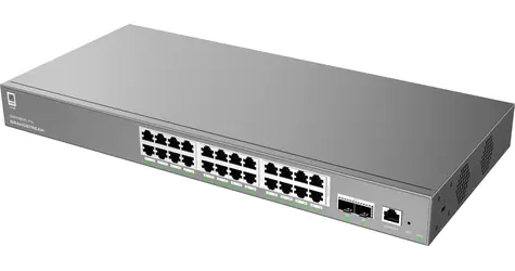 Grandstream GWN7803PL Pro / Switch / Managed L2++ / 24x RJ45 1 Gb / PoE+ / 2x SFP+