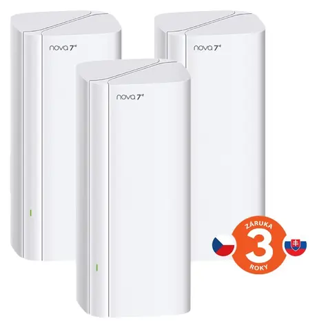 Tenda Nova EE3 Pro 3 ks / Mesh systém / WiFi 7 / BE3600 / 9x GLAN/GWAN / WPA3 / VPN server