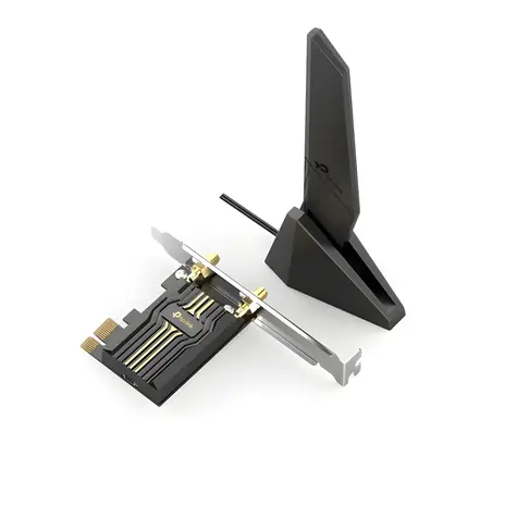 TP-Link Archer TBE553E / Wi-Fi PCI-E Adaptér Wi-Fi 7 / Tri-Band / 2.4GHz 688Mbps / 5GHz 2882Mbps / 6GHz 5764Mbps