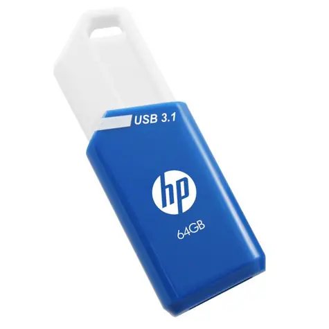 HP x755w 64GB modrá, bílá / Flash disk / USB 3.1 / čtení: 75MBs zápis: 30MBs