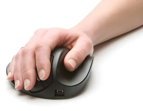 BakkerElkhuizen HandShoeMouse S Right / Ergonomická bezdrátová myš / RF Wireless / pouze pro praváky