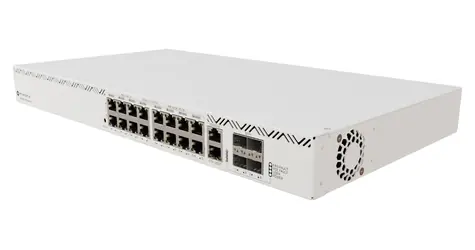 MikroTik CRS320-8P-8B-4S+RM / Cloud Router Switch / PoE++ 802.3bt / 16x GLAN PoE-out / 4x SFP+ / 1U rack