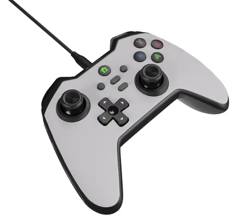 Genesis Mangan 300 bílá / Gamepad / USB / Vibrace