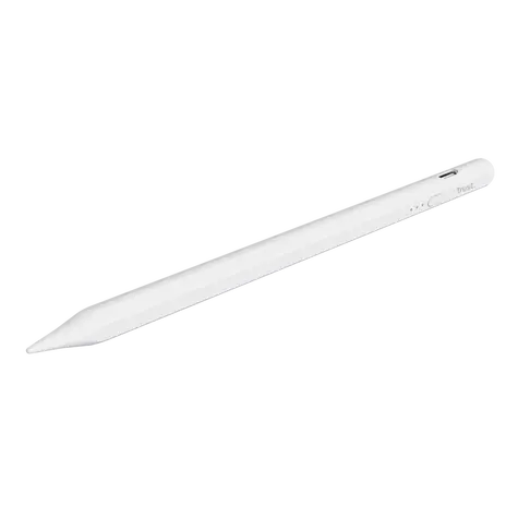 TRUST Kyna Active Stylus Pen bílá / Aktivní stylus pro dotykové displeje / Pro iPad / USB-C nabíjení
