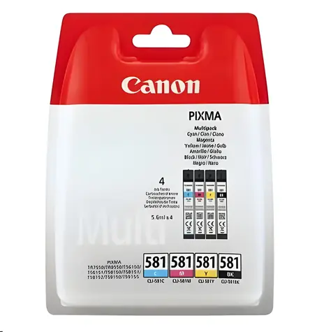 Canon CLI-581 SEC / Cartridge / Multipack 4 ks / černá + barevná