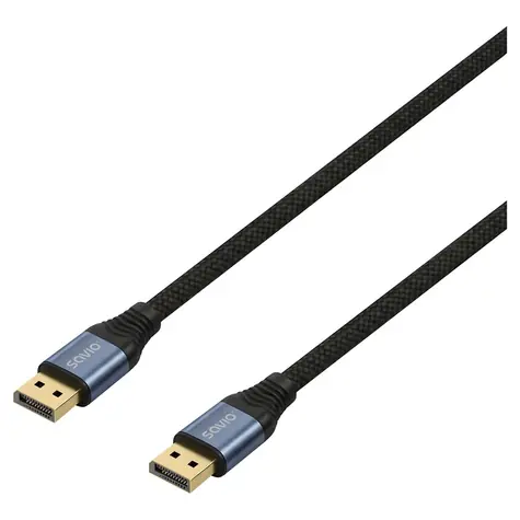 Savio CL-209 černá / DisplayPort kabel / samice - samice / 1 m / DisplayPort 2.1