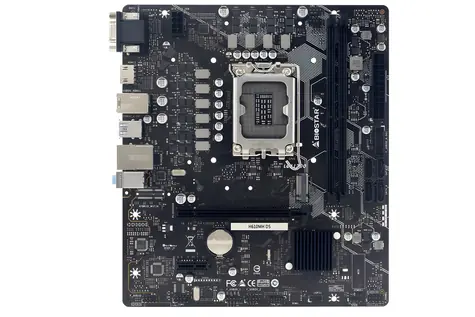 Biostar H610MH D5 / H610 / LGA 1700 / 2x DDR5 / PCIe x16 / 4x SATA III / 1x GLAN / mATX