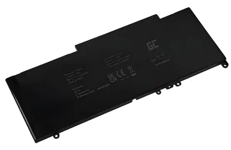 Green Cell DE102V3 černá / Baterie pro notebook / Dell / Li-Pol / 7,6V / 6200mAh
