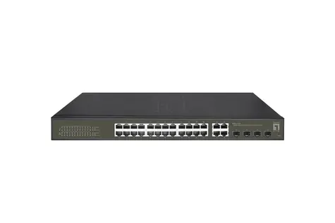 LevelOne Hilbert GES-2128P / Switch / managed / 24x GE PoE+ / 4x SFP combo / 400W PoE / 19