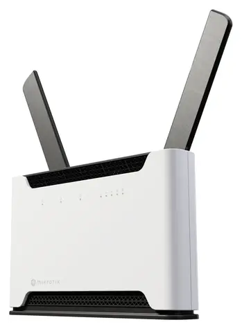 MikroTik Chateau LTE18 ax kit / Router / LTE / Wi-Fi 6 / MIMO 4×4 / 4× GLAN / 2,5G LAN / USB