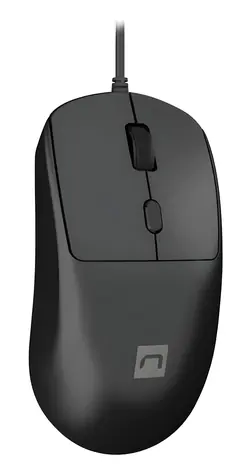 Natec Hawk 2 černá / Myš / Laserová / Drátová USB-A / 2400 DPI / 4 tlačítka