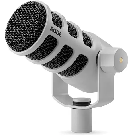 Rode PodMic bílá / Dynamický mikrofon / XLR / Kardioidní / 20Hz-20kHz