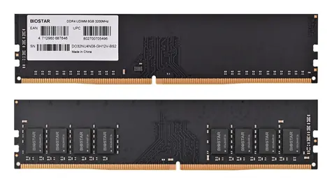 Biostar DO32NU4N08 / Paměťový modul / 8 GB DDR4 / 3200 MHz / CL16 / UDIMM / Heatsink