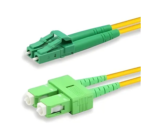 OEM Patchcord FO duplex LC/APC-SC/APC 9/125um SM / 3m / OS2 / žlutá / 1,8mm