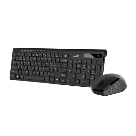 GENIUS Slimstar 8230 Copilot černá / Bezdrátový set klávesnice a myši / Bluetooth + 2.4 GHz / CZ+SK layout