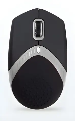 EXACTGAME AMEI AM-M101S černo-stříbrná / Ergonomická myš / Drátová USB / Optická / 800/1600 DPI / 4 tlačítka