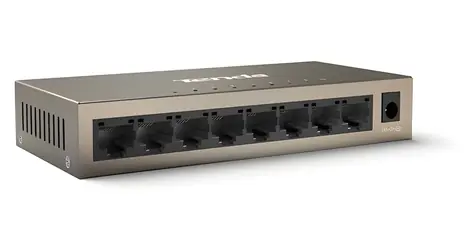 Tenda TEG1008M / Switch / 8x Gigabit LAN / bez ventilátoru / kovový / na zeď