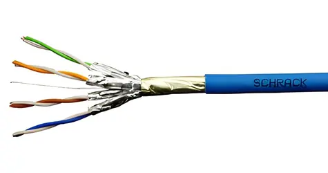 Schrack F/FTP Cat6a modrý / Síťový kabel / LS0H / 500 MHz / Dca / 500 m