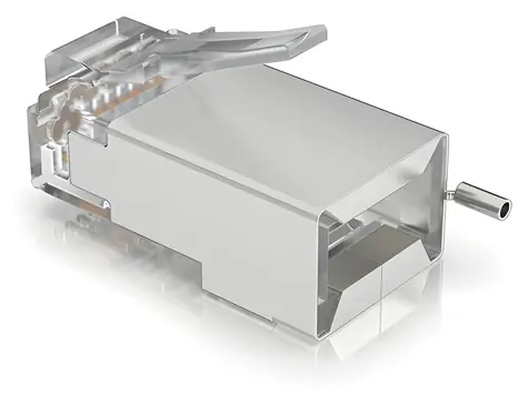 Ubiquiti UISP-Connector-SHD / Konektor RJ45 / STP / Cat5 / pozlacený / 8p8c / 100 ks