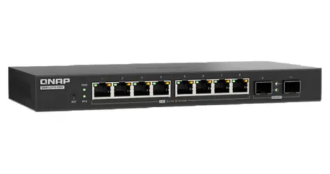 QNAP QSW-L2110-2S8T / Switch / 8x 2,5GbE RJ45 / 2x 10GbE SFP+ / Lite Managed