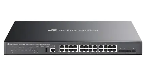 TP-Link Omada SG5428XMPP / Switch / 24x GLAN PoE++ / L3 Lite Managed / Stohovatelný / 4x SFP+ 10G