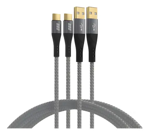 EFB USB-A - USB-C 60W / Sada nabíjecích kabelů / 2x 2 m / Quick Charge / USB Power Delivery