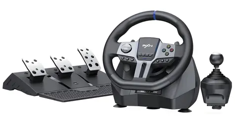 PXN V9 Gen2 / Herní volant s pedály a řadicí pákou / 270°-900° / Hallův senzor / PC, PS3, PS4, Xbox, Switch