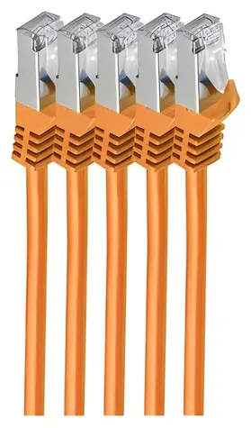 Shiverpeaks Cat7 S/FTP 1m oranžová / Patch kabel / RJ-45 / LSZH