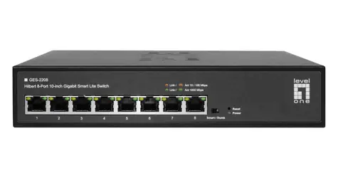 LevelOne GES-2208 / Switch / 8x Gigabit Ethernet / Managed / 10