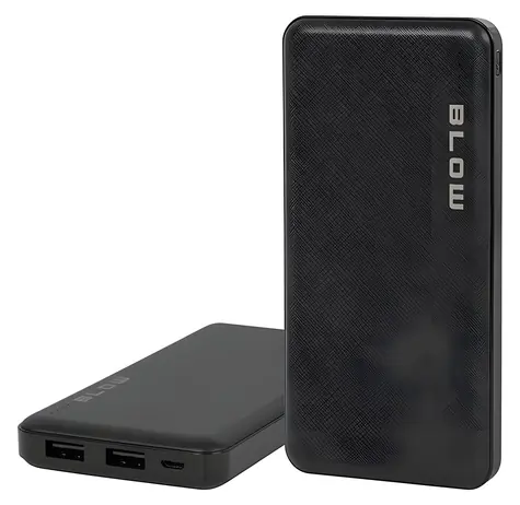 Blow PB10A černá / Powerbanka / 10000mAh / 2x USB-A / 5V/2.1A