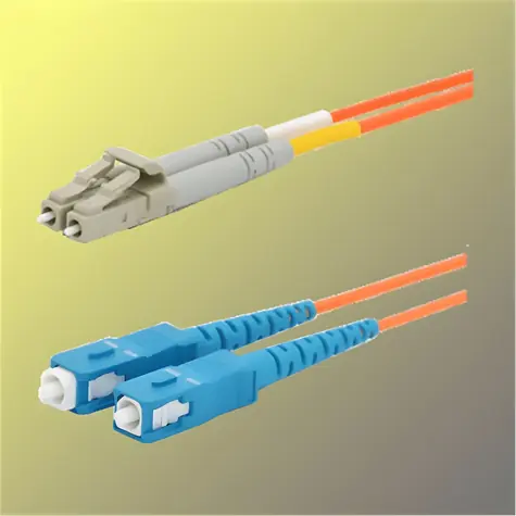 OEM LC-SC oranžová / Optický patchkabel / 62,5/125um MM / duplex / 15m / OM1