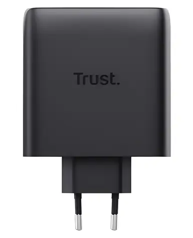 Trust Maxo 100W 2-Port černá / Nabíječka / 100W / 2x USB-C / GaN / PD 3.0