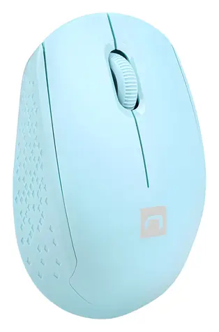 Natec Stork modrá / Myš / optická / bezdrátová USB / 1600 DPI / 3 tlačítka
