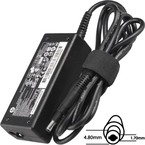 HP 65W 4.8x1.7mm long / Napájecí adaptér / Originál / 19,5V