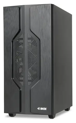 iBox CETUS 908 černá / Skříň PC / Midi Tower / ATX, micro ATX / RGB podsvícení / bez zdroje