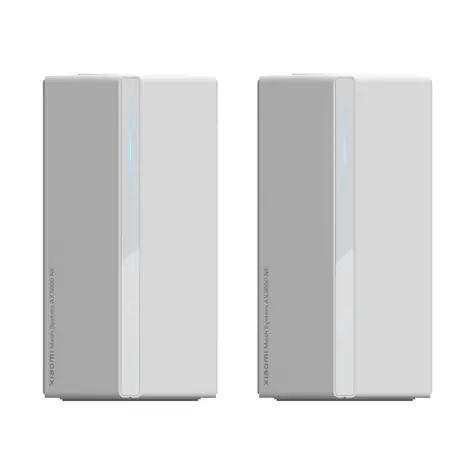 Xiaomi Mesh System AX3000 NE (2 ks) / MESH AX3000 / Dual-band / 2,4GHz - 574Mbps / 5GHz - 2402Mbps / 1x GWAN + 3x GLAN