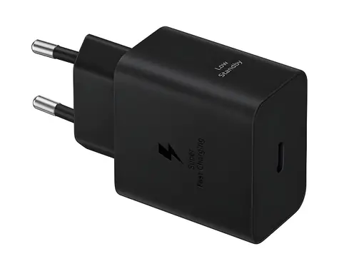 Samsung EP-T4511 45W adaptér černá / USB-C nabíječka / rychlé nabíjení / PD 3.0 / bez kabelu