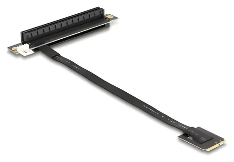 Delock M.2 Key A+E > PCIe x16 / Redukce / NVMe / kabel 20 cm / PCIe 4.0